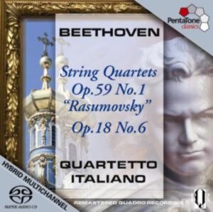 Quartetto Italiano: Streichquartette op.59 1+op.18 6